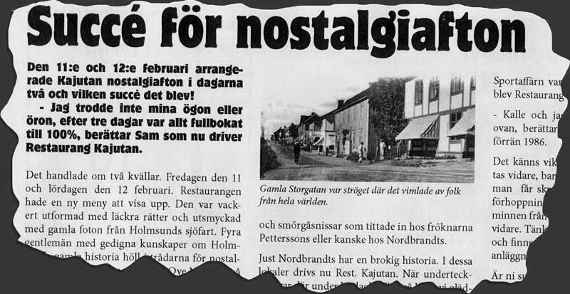 Nostalgikvällar i Holmsund